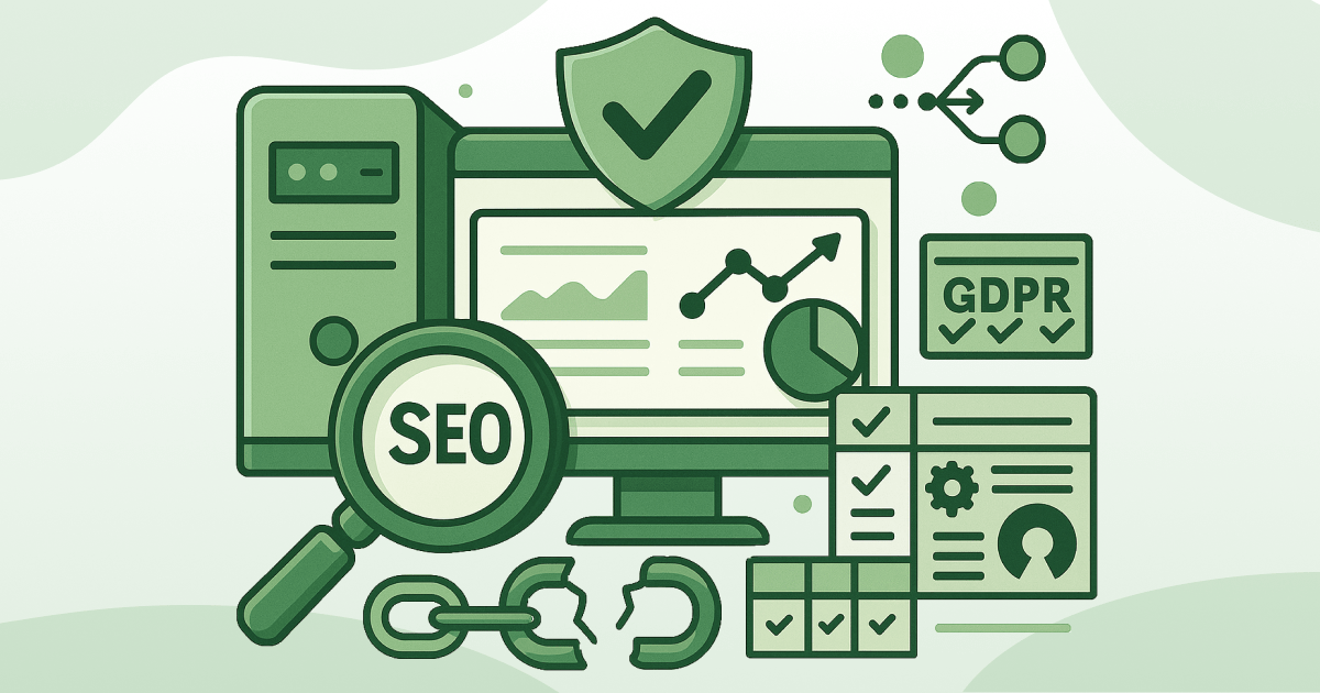 Secure hosting, analytics